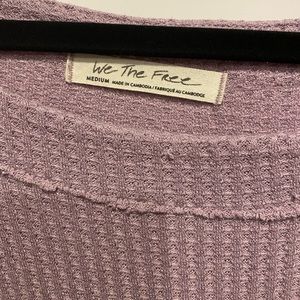 Free people- we the people purple tunic.
